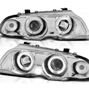 Angel Eyes koplampen Chrome geschikt voor BMW E46