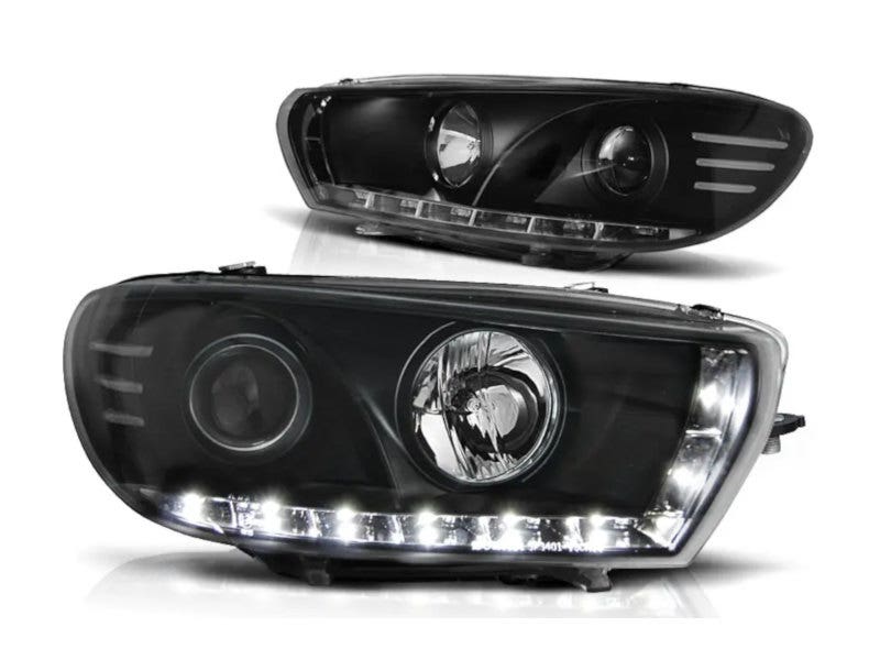 Daylight Black koplampen LED DRL geschikt voor VW Scirocco - Afbeelding 2