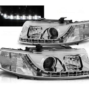 Angel Eyes Chrome koplampen geschikt voor Seat Leon Toledo