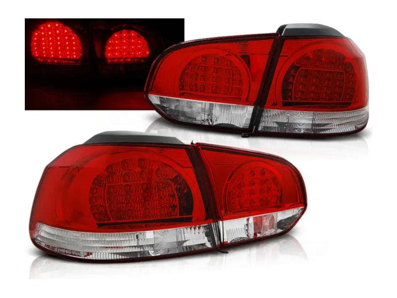 LED achterlichten Red White geschikt voor VW Golf 6