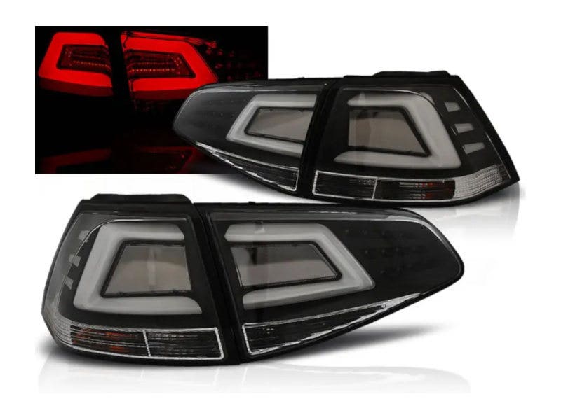 LED bar achterlichten Black geschikt voor VW Golf 7