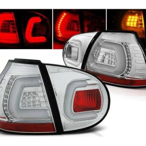 LED bar achterlichten Chrome geschikt voor VW Golf 5
