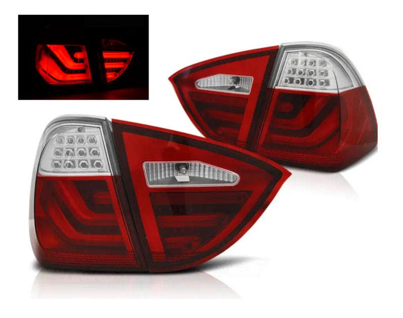 LED bar achterlichten Red White geschikt voor BMW E91 Touring