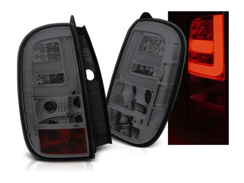 LED bar achterlichten Smoke geschikt voor Dacia Duster