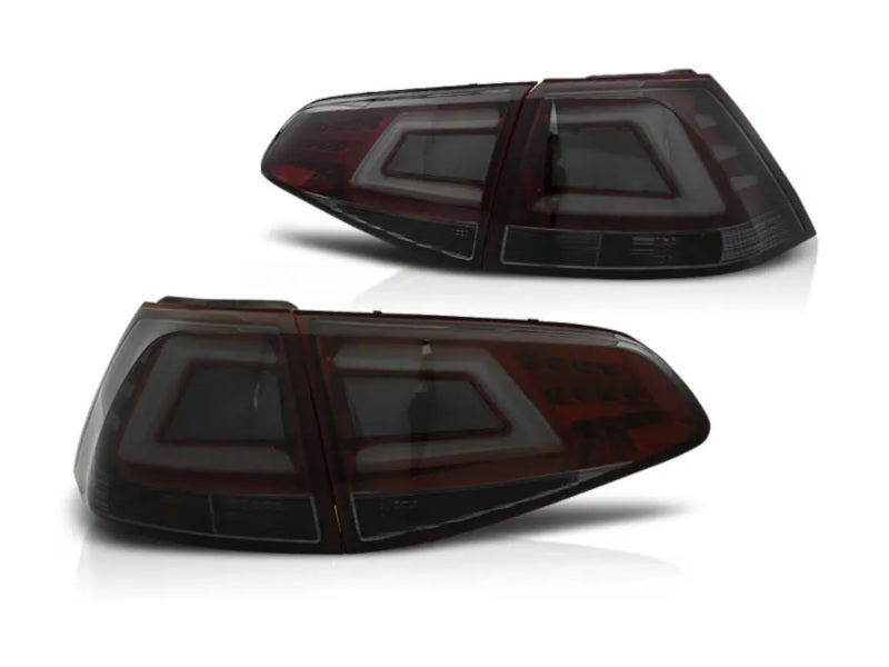 LEDbar achterlichten Red Smoke geschikt voor VW Golf 7 - Afbeelding 2