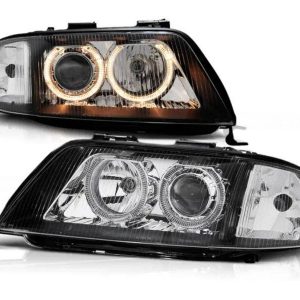 Xenon koplampen Angel Eyes Black geschikt voor Audi A6