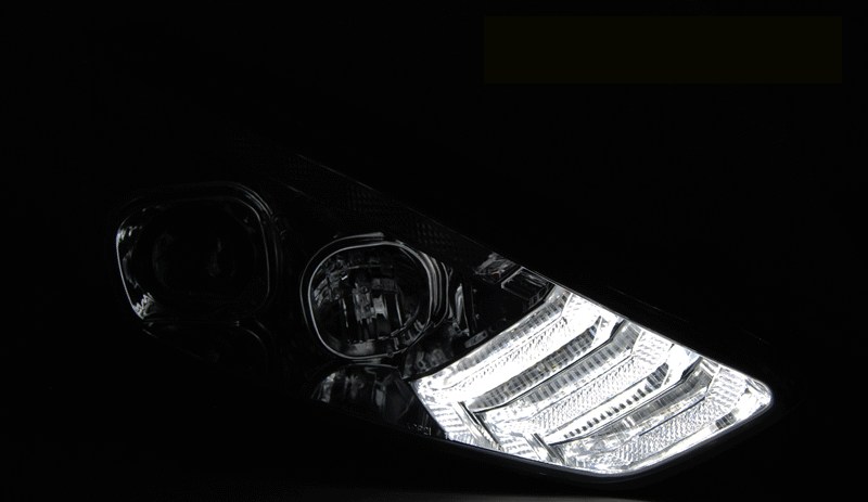 Koplampen dynamisch knipperlicht Chrome geschikt voor Ford Focus MK3 - Afbeelding 6