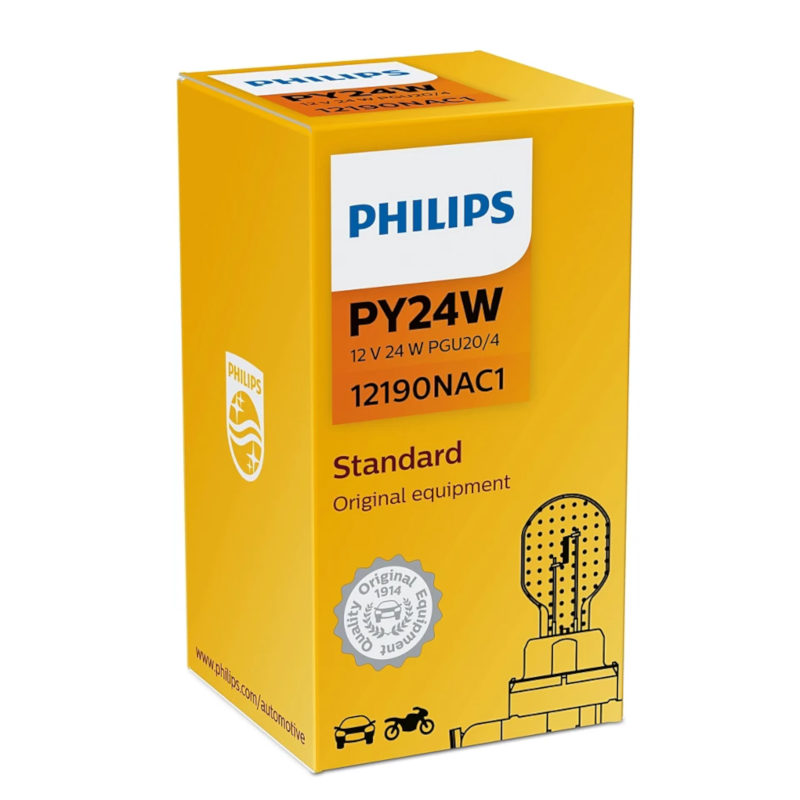 Philips Standard PY24W Amber 12190NAC1 - per stuk