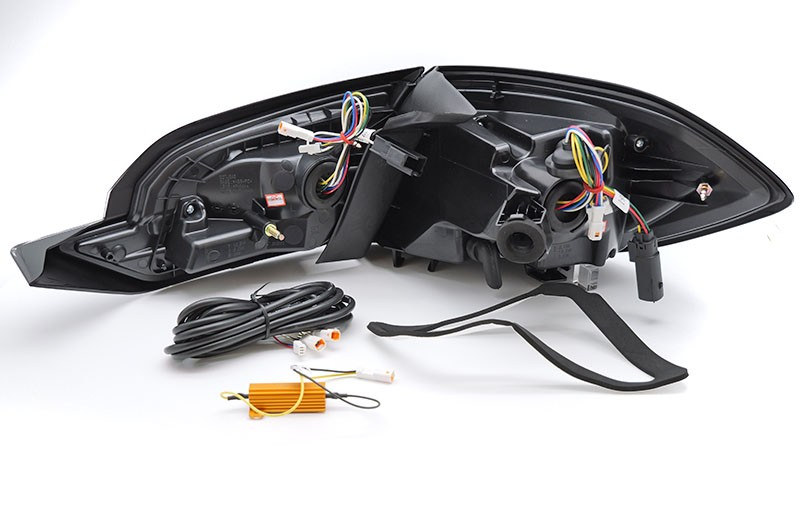 LED achterlichten dynamisch knipperlicht RedSmoke geschikt voor Ford Fiesta MK8 - Afbeelding 5