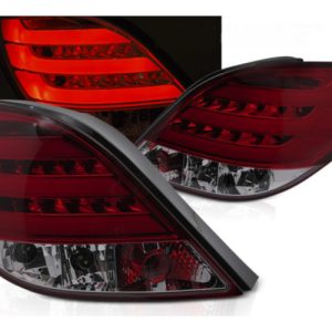 LED bar achterlichten Red Smoke geschikt voor Peugeot 207