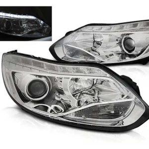 LED koplampen Chrome geschikt voor Ford Focus MK3
