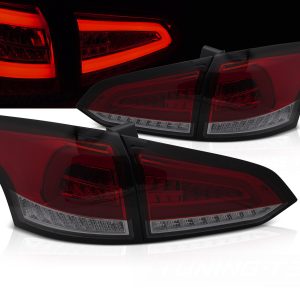 LED achterlichten dynamisch RedSmoke geschikt voor Ford Focus MK3 SW