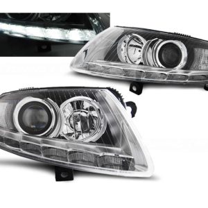 Xenon koplampen LED DRL Chrome Audi A6 C6